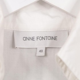 ANNE FONTAINE Elisse Puff Sleeve Corset Blouse Regency Victorian Statement 40/8