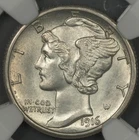1916-S Mercury Dime PCGS MS66 Blazing White Gem Strong Strike