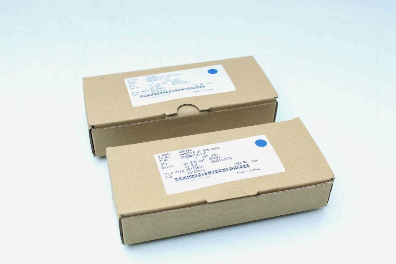 2x New Misumi SSEBWV12-110 Linear Guide Stainless Miniature 17mm Rail 1 Block ea