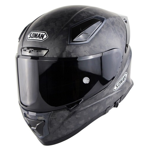 Carbon Fiber Motorcycle Flip Up Helmet Full Face Helmets Lightweight DOT - Picture 6 of 34