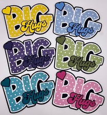 Big Hugs - Handmade Paper Piecing Scrapbook Embellishment Die Cuts