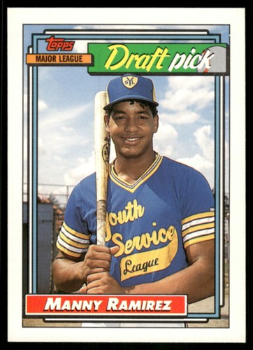 1992 Topps #156 Manny Ramirez RC - Foto 1 di 2