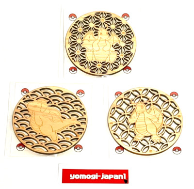 Pokemon Dragonite coasters for drinks Fukui traditional limited 