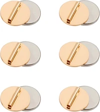 6Pcs Mini Magnetic Brooch Pin Converter, Harm Free Clothing Magnet Buckle Magnet