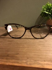 NEW LAURA ASHLEY GLASSES TITANIUM LA BETHANY BROWN GOLD 54-16-140 FLEX HINGE