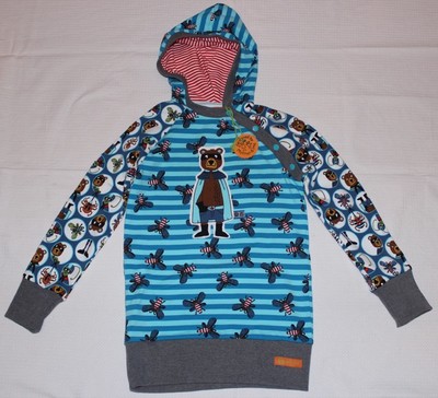 Hoodie NEU handmade selfmade Swafing Helmut / Agent Pit Gr. 122
