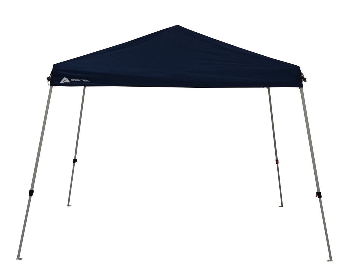 Ozark Trail 10' X 10' Instant Slant Leg Canopy Dusty Blue Outdoor