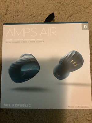 Sol Republic Amps Air Truly Wireless In-Ear Headphones Teal, SOL