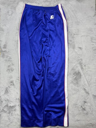 Vintage New York Giants Pants Mens Large Blue Starter NFL Football Satin Shiny - Picture 10 of 11