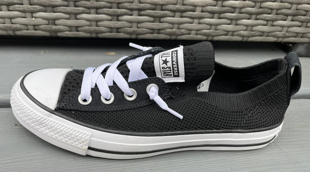 Black converse clearance size 6 ebay