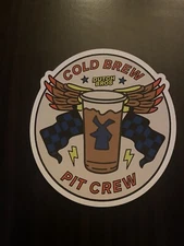 Dutch Bros Limited Edition Cold Brew Pit Crew Sticker (scratch And Sniff).