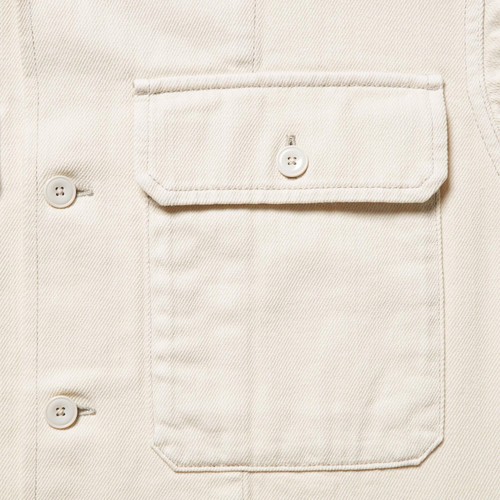 UNIQLO U £59.90 Denim Shirt Jacket Shacket - Natural - S Christophe Lemaire NWT - Picture 8 of 20