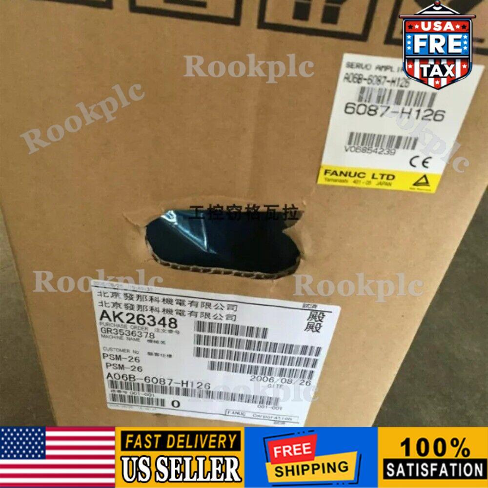 1PC Fanuc A06B-6087-H126 Servo Drive New One A06B6087H126 Fast Shipping