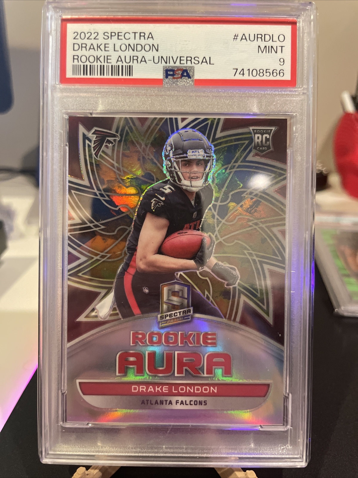 Drake London Panini Spectra Rookie Aura #AURDLO Universal