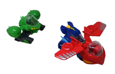 PJ Masks F2119 3-in-1-Jet Vorschulspielzeug, Set mit 3 Fahrzeugen & 3 Action *A