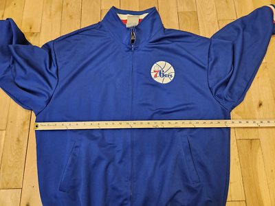 Vtg PHILADELPHIA 76ers Majestic Hardwood Classics HWC Men's NBA