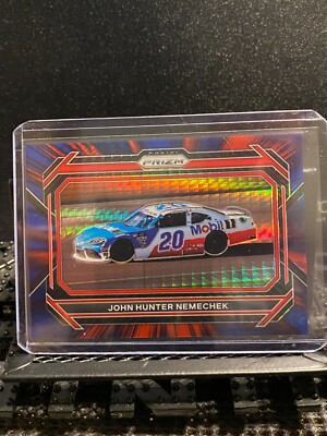 John Hunter Newmechek  2023 Prizm  * Rides * Hyper Prizm Red and Blue # 193