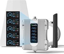 Signalbrick K01 Pro Cell Phone Booster with Smart LCD Display, 5G Compatible