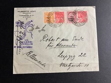 1932 Brazil Graf Zeppelin Airmail Cover Sao Paulo to Leipzig Germany LZ 127