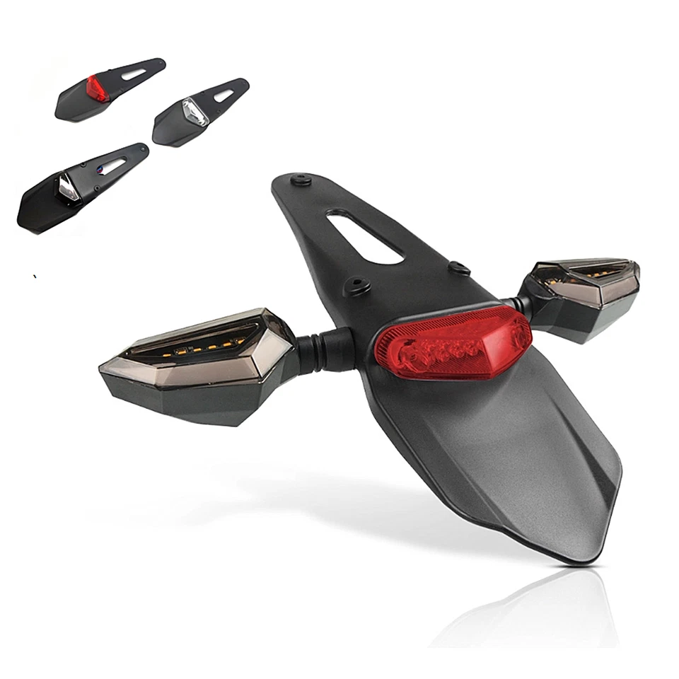 Luz LED de señal de giro de freno de guardabarros trasero para Yamaha YZ250F 2009-2017 WR250F Foto 2 de 4