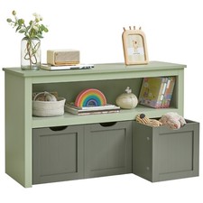 Kinderregal, Spielzeugaufbewahrung, für Kinderzimmer, 30 x 102 x 60 cm