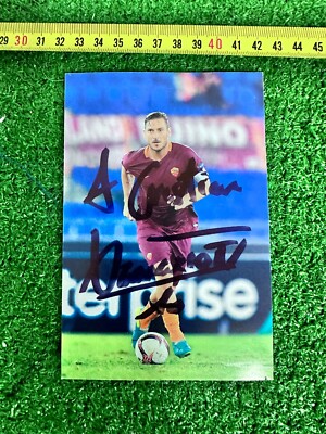 Photo De Francesco Totti Dédicacée – AS Roma – Collectionneur