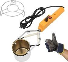 Lead Melting Pot, Lead Melting Pot for Fishing  Bullets Molds Kit. Electric Mel