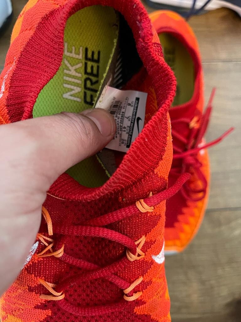 Nike Free 3.0 Flyknit University Red Bright Citron (636232 Nike Free 3.0 Flyknit University Red Bright Citron (636232