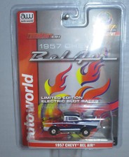 "NEW" AW PURPLE/W FLAMES 1957 CHEVY BEL AIR T JET HO CAR