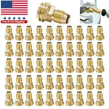 50Pcs NEW Propane Tank Adapter Convert POL LP Tank Valve to QCC1/Type1 Regualtor