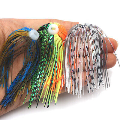88-Strands Bass Jig Skirts 6/12/24 Bundles For DIY Fishing Squid Rubber Skirt