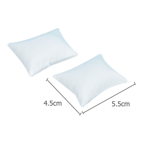 10 Pezzi Dolci Mini Cuscino da Lancio per Casa delle Bambole 1/12, Divano, Divano, Letto (Bianco) - Foto 5 di 7