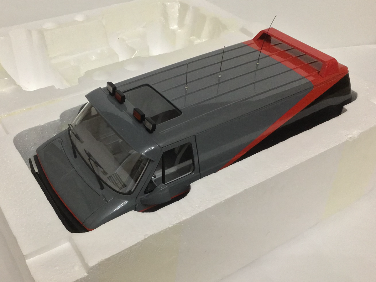 Hotwheels Elite 1:18. THE A TEAM VAN | eBay