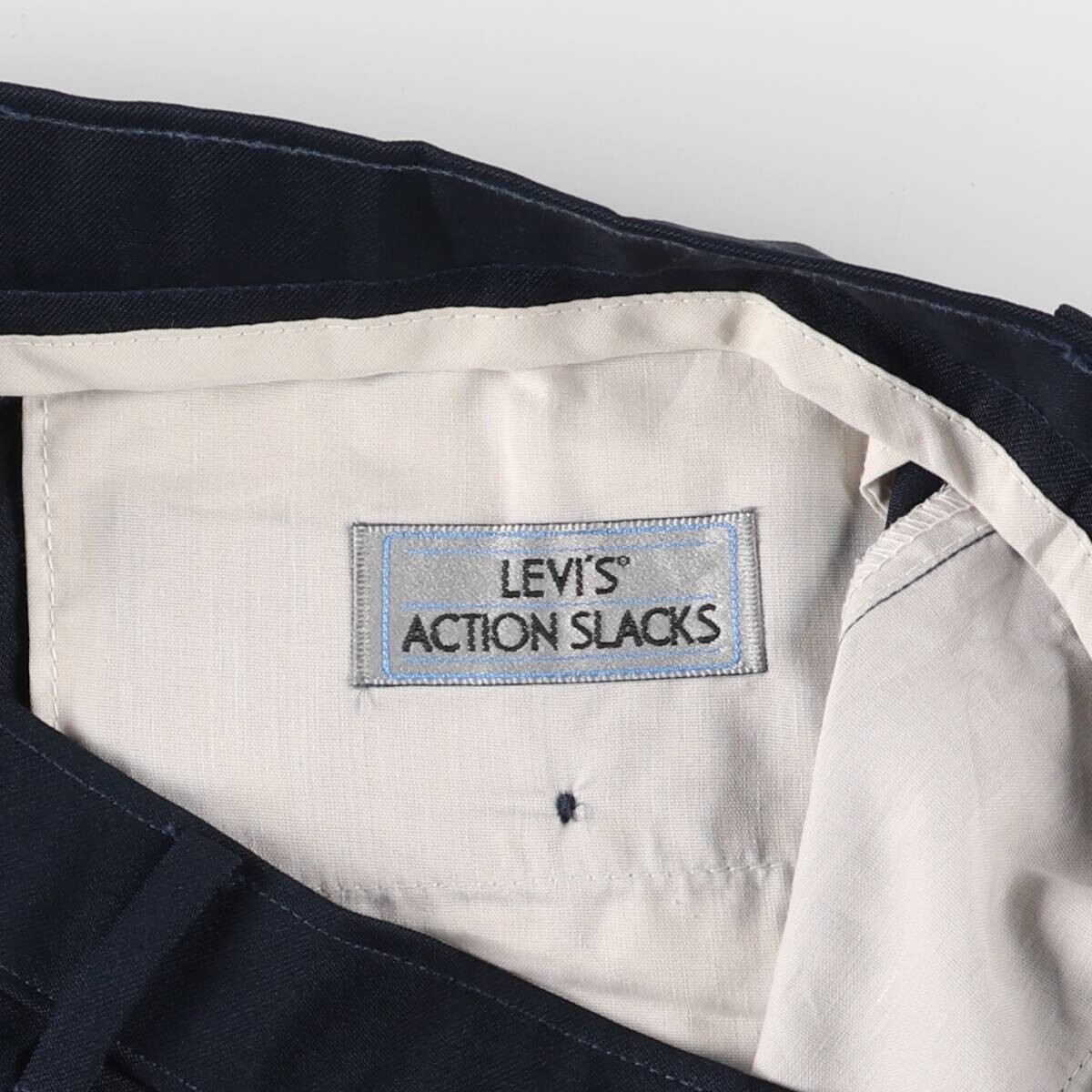 希少　90S Levis ACTION SLACKS BLACK W34 L30 90'S Levi's ACTION SLACKS Sta-Pless Slacks Pants Men's W34