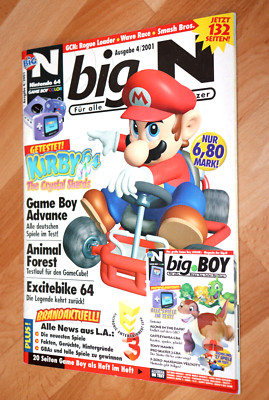 2001 Big N Magazin Zeitschrift Kirby 64 The Crystal Shards Excitebike Nintendo