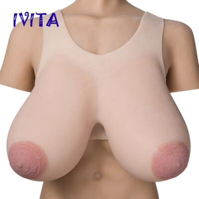 Faux Seins Silicone 16XL - Cup M - Pour Drag Queen / Bodybuilding - Neuf