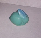 Van Briggle  Pottery Bunny RABBIT Blue CCII  A0
