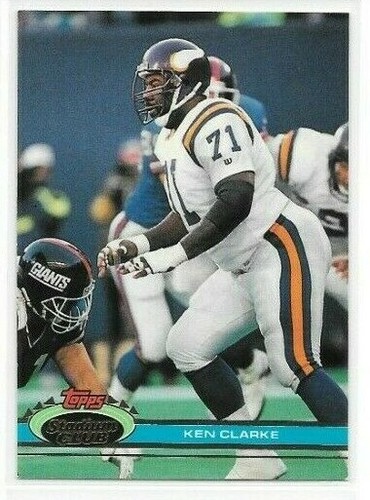 1991 Stadium Club Football Trading Cards / Choose From List  #s 1 - 250 / mb37 - Picture 181 of 219
