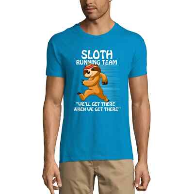 Herren Grafik T-Shirt Faultier Laufteam Läufer   Sloth Running Team Runner