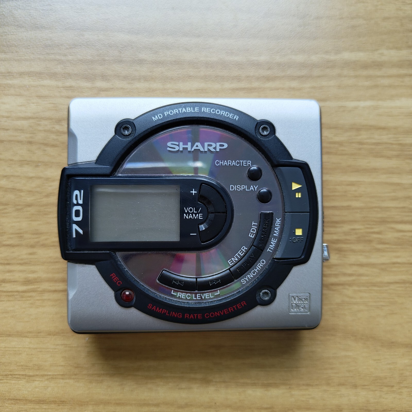 Sharp Portable Mini Disc Player Recorder MDMS702 FOR PARTS OR REPAIR