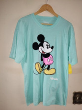 New with tag Youth Disney Mickey Mouse Blue Tuquoise T Shirt Sz L 12 - 14