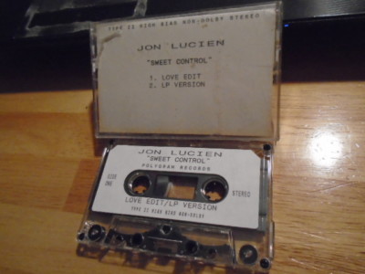 RARE PROMO Jon Lucien CASSETTE TAPE sngl Sweet Control soul Jeff Lorber DAVE KOZ