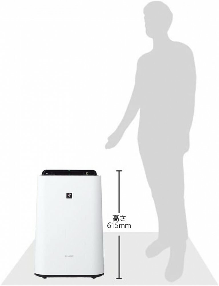 SHARP 加湿器 KC-H50-W 100V 54W SHARP Plasma cluster 7000 KC-H50-W equipped with humidified