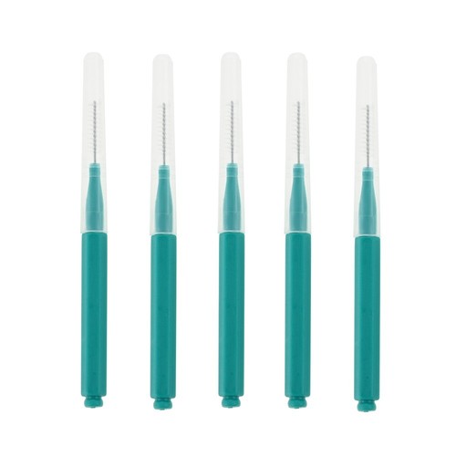 100PCS Interdental Brushes 0.6mm-1.2mm 11 Color Steel Wire Floss Toothpick w Box - Picture 16 of 68