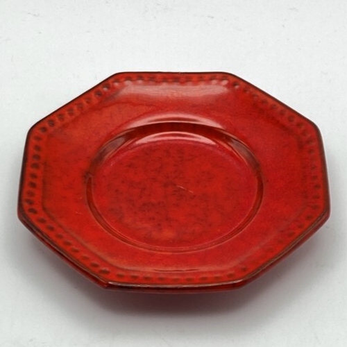 PV Italy Pleasant Village Espresso Cup & Saucer Red Cabbage 1960s VTG MCM Retro - Picture 10 of 13