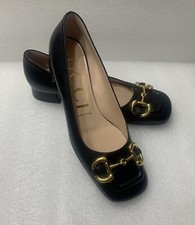 GUCCI Womens ballet  with Horsebit, Black Siz...