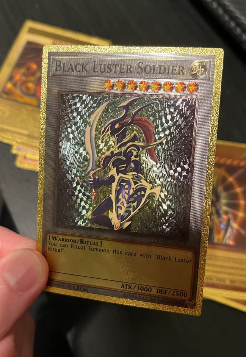 gold foil yugioh cards Limited Edition 24k Gold Plated Dark Paladin Metal Ingot