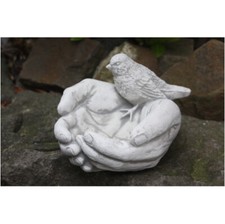 Abbeveratoio Uccelli Mani Con Di Pietra Resistente Al Gelo Nuovo Giardino JA-050