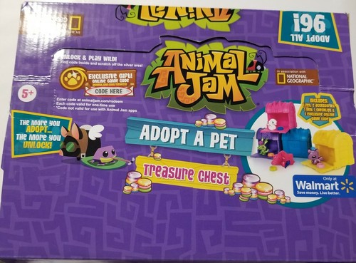 Animal Jam Adopt A Pet Treasure Chests Mystery Case of 24 All Pink - Picture 2 of 4