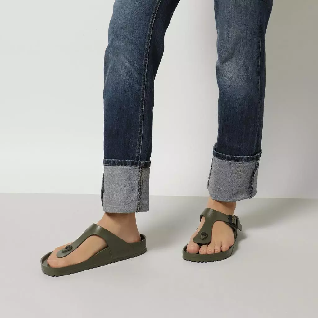 Birkenstock gizeh online essentials khaki